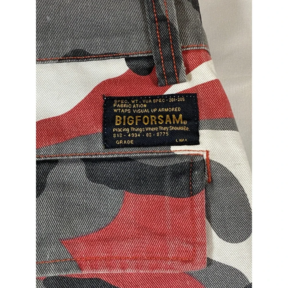 BIG FOR SAM Patchwork Camo Cargo Pants Kids Size S Streetwear‎